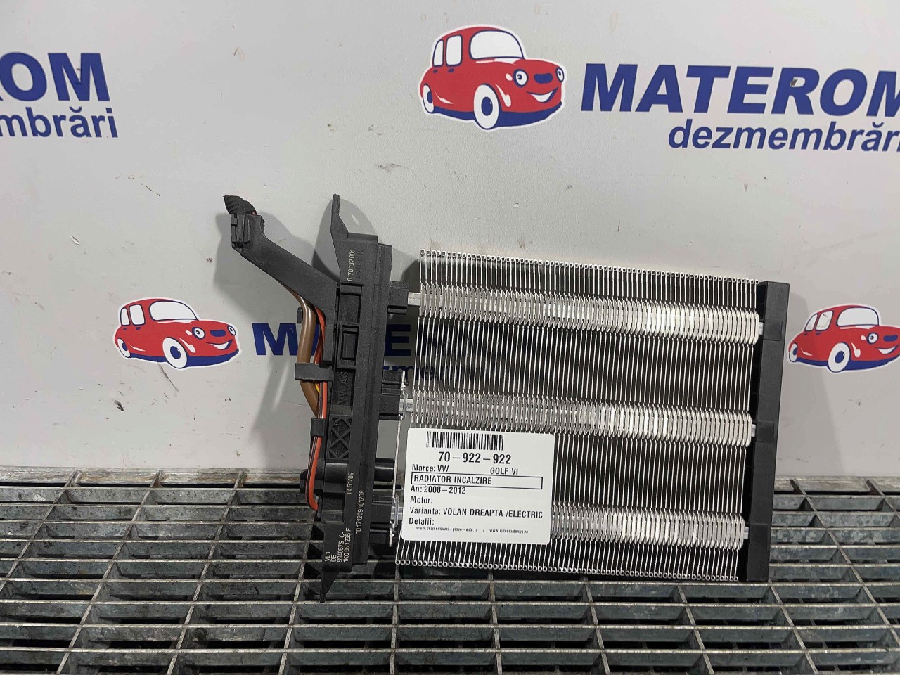 RADIATOR INCALZIRE VW GOLF VI - - (2008 2012)