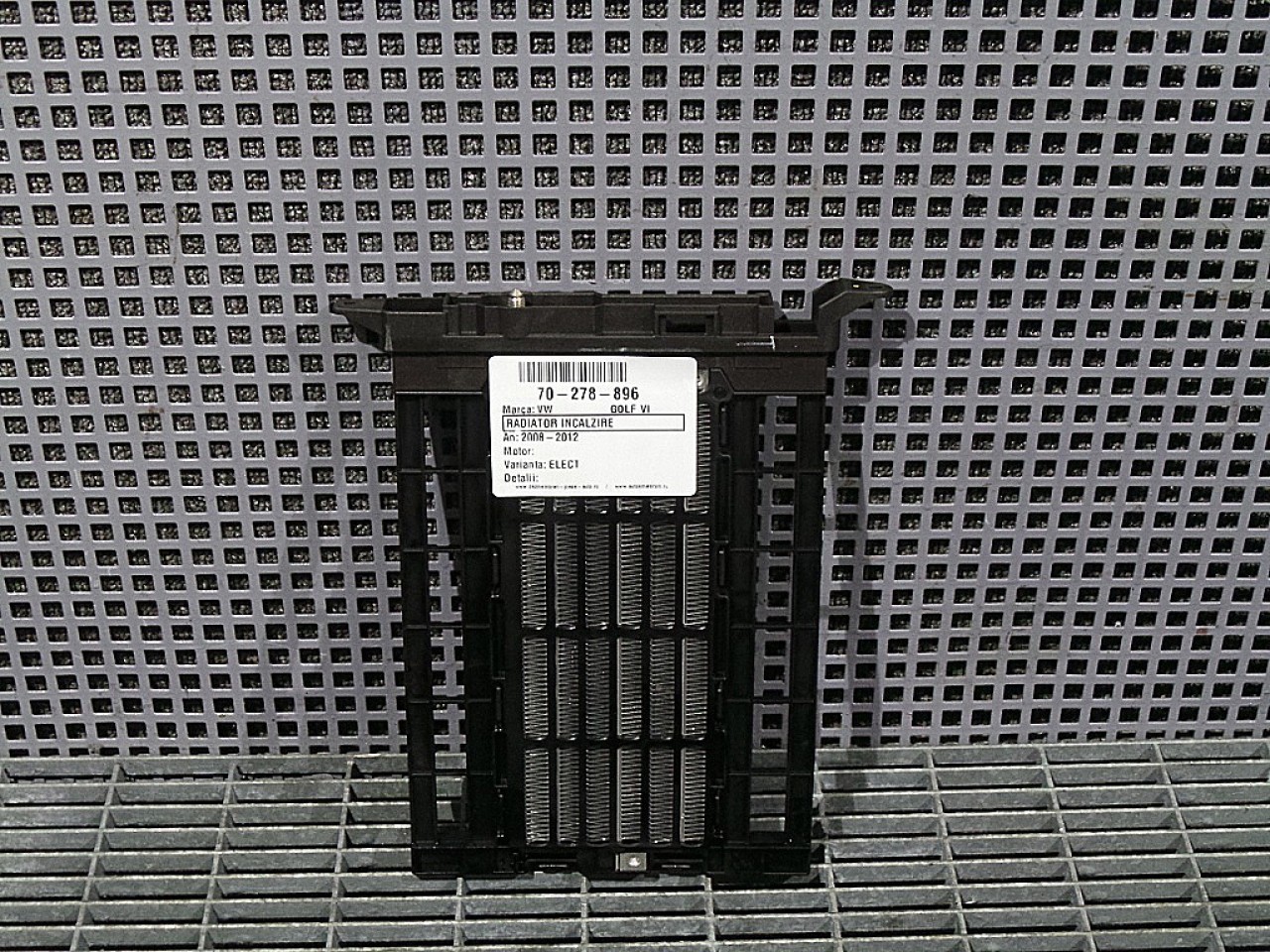 RADIATOR INCALZIRE VW GOLF VI GOLF VI - - (2008 2012)