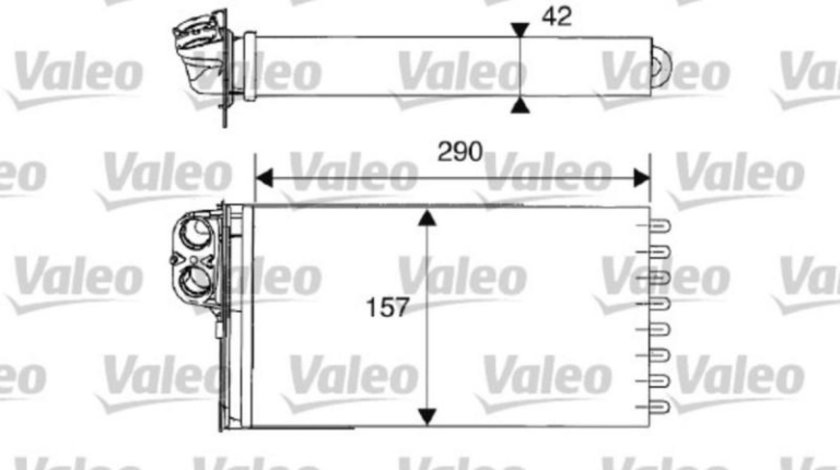 Radiator incalzitor Peugeot 607 (9D, 9U) 2000-2016 #2 40006233