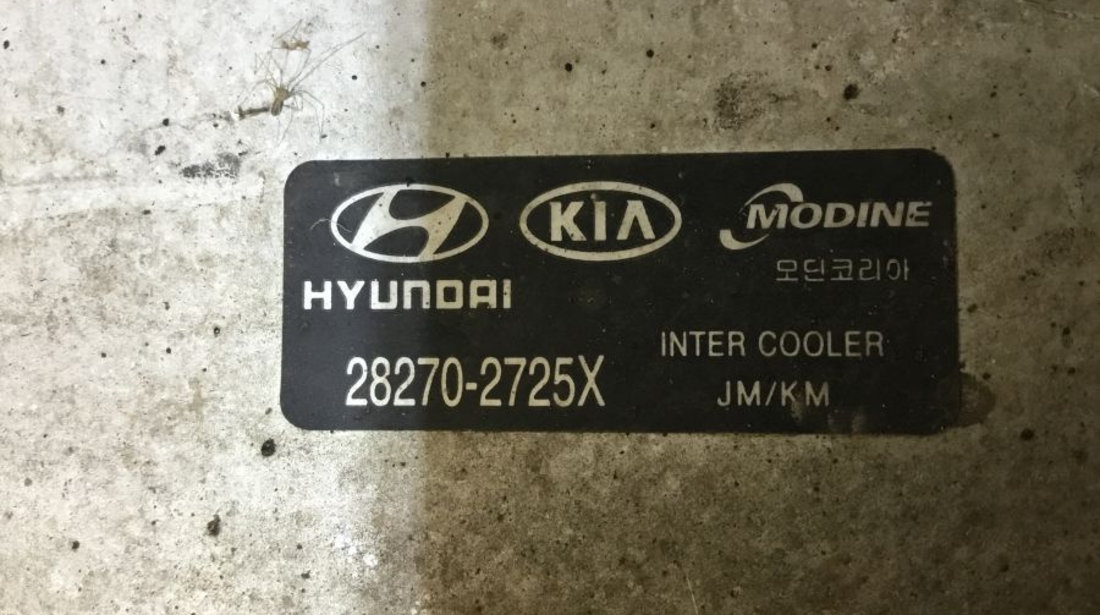 Radiator Intercooler 282702725x 2.0 D E4 Hyundai TUCSON JM 2004