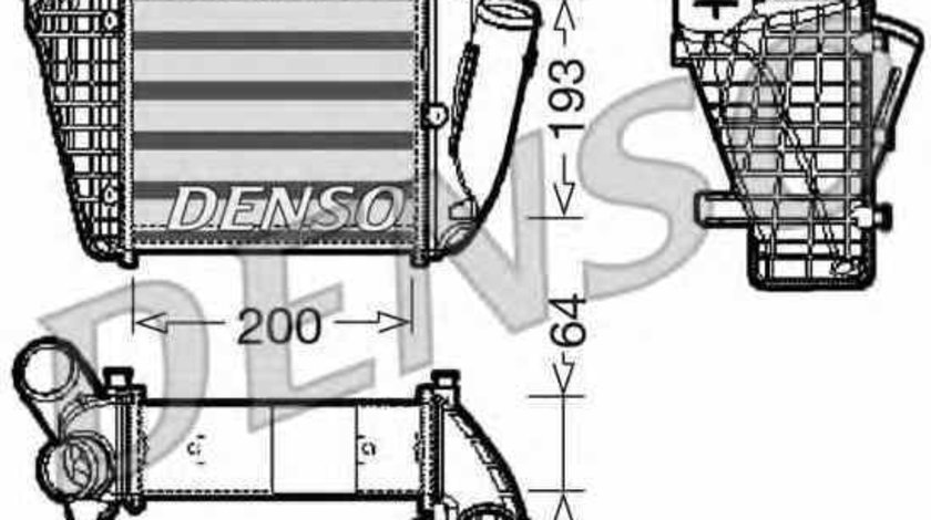 Radiator intercooler AUDI A4 8E2 B6 DENSO DIT02004