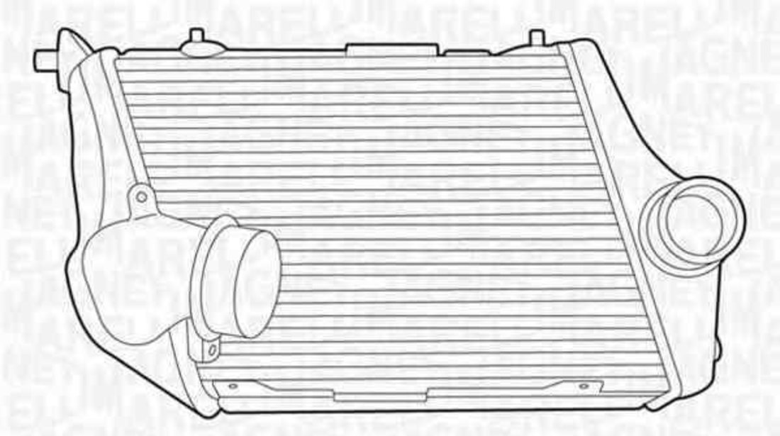Radiator intercooler AUDI A8 (4E_) MAGNETI MARELLI 351319201260