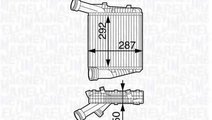 Radiator intercooler AUDI Q7 (4L) MAGNETI MARELLI ...