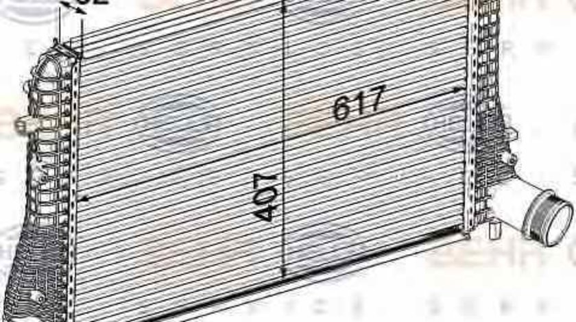 Radiator intercooler AUDI TT 8J3 HELLA 8ML 376 746-721
