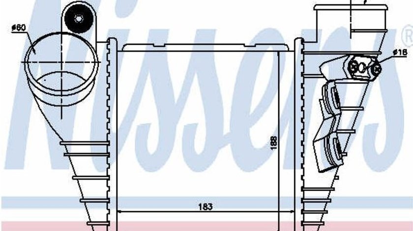 Radiator intercooler AudiA3/Skoda Octavia/VW Golf IV