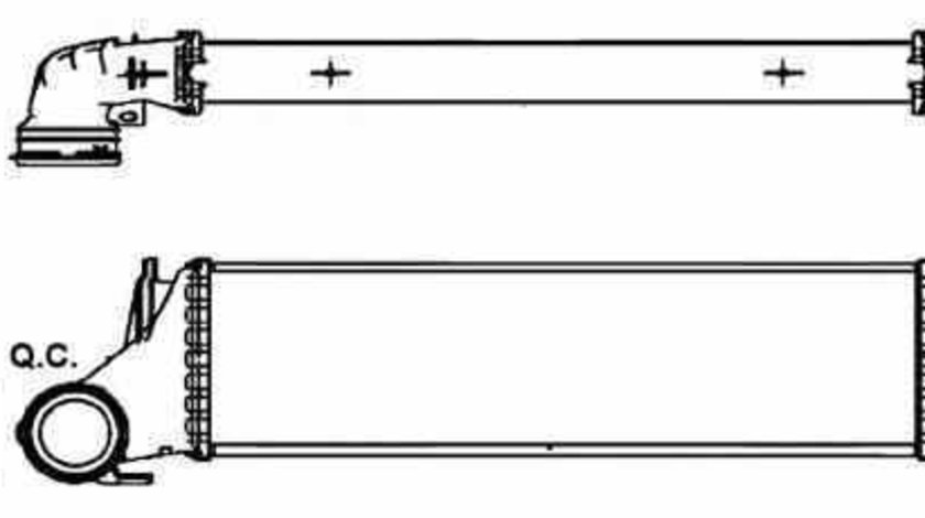 Radiator intercooler BMW X5 E53 NRF 30323