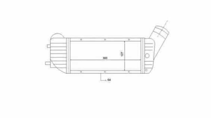 Radiator intercooler CITROËN BERLINGO MF NRF 30894