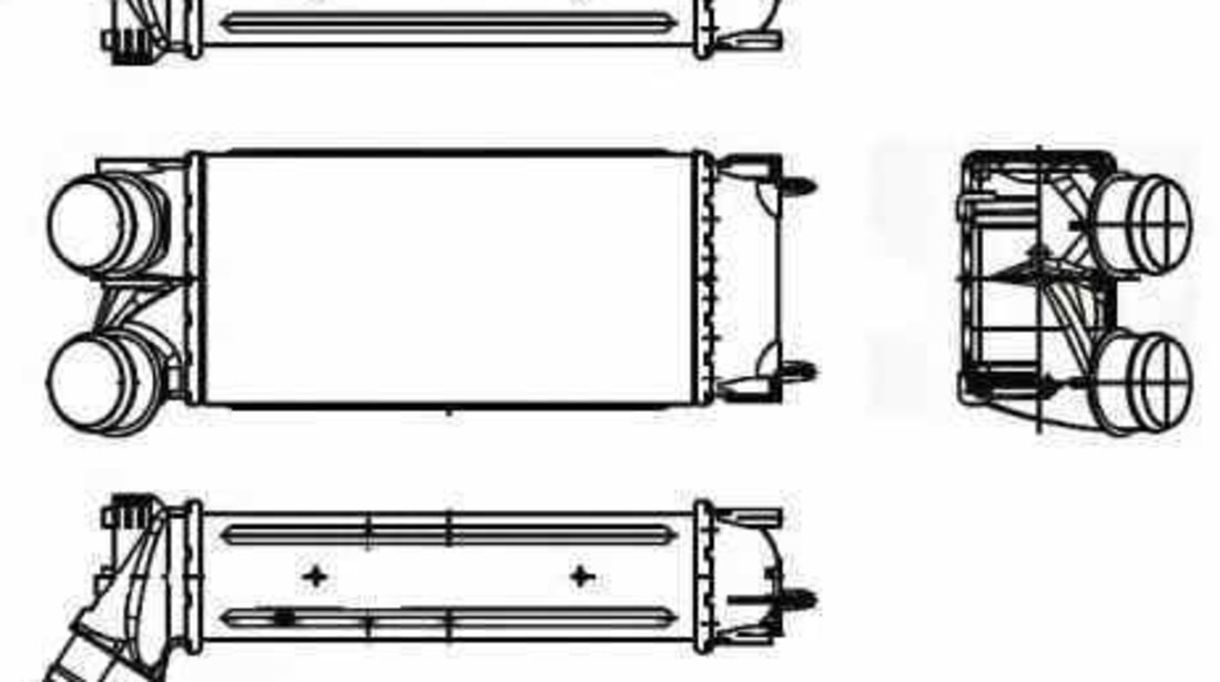 Radiator intercooler CITROËN C4 Picasso I UD NRF 30191