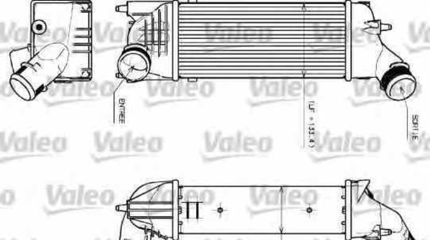 Radiator intercooler CITROËN C5 II RC VALEO 817639