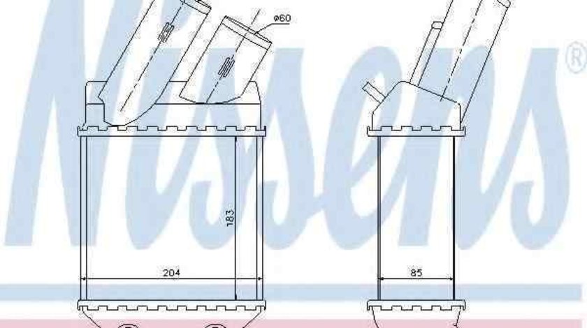 Radiator intercooler DACIA SANDERO NISSENS 96855