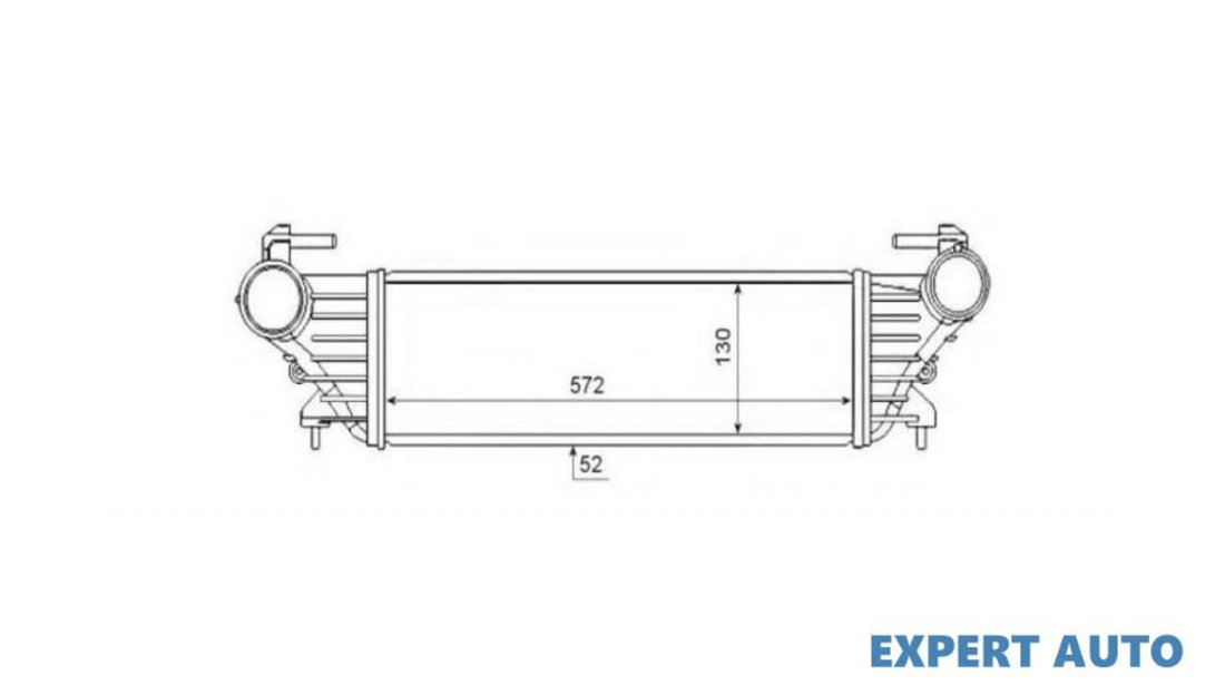 Radiator intercooler Fiat 500L 2012-2016 #2 30340