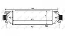 Radiator intercooler Fiat DOBLO caroserie inchisa/...