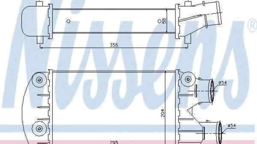 Radiator intercooler FIAT MAREA Weekend (185) NISSENS 96701