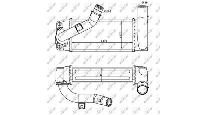 Radiator intercooler Fiat PANDA (141A_) 1980-2004 #2 07153001