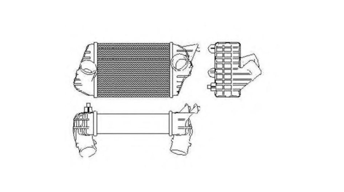 Radiator intercooler Fiat STILO Multi Wagon (192) 2003-2008 #2 07043022