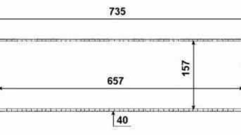 Radiator intercooler FORD C-MAX DM2 NRF 30906