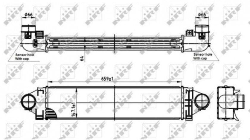 Radiator intercooler Ford FOCUS III 2011-2016 #2 1382884