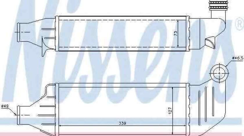 Radiator intercooler FORD MONDEO II limuzina (BFP) NISSENS 96694