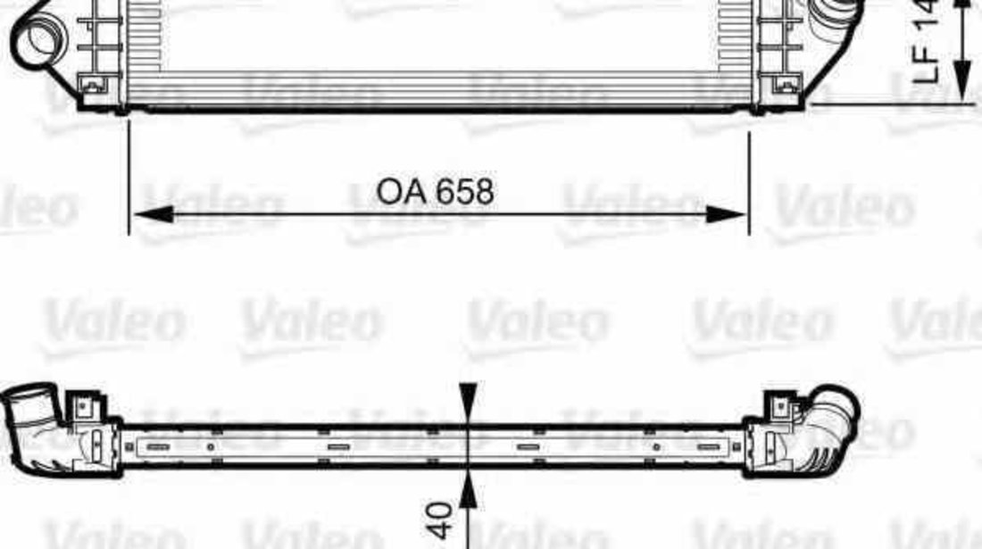 Radiator intercooler FORD MONDEO IV limuzina BA7 VALEO 818239