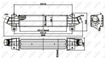 Radiator intercooler Ford MONDEO Mk III combi (BWY...