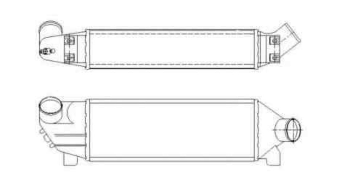 Radiator intercooler FORD TRANSIT bus (FD_ _, FB_ _, FS_ _, FZ_ _, FC_ _) NRF 30886 cod intern: 30886RIg