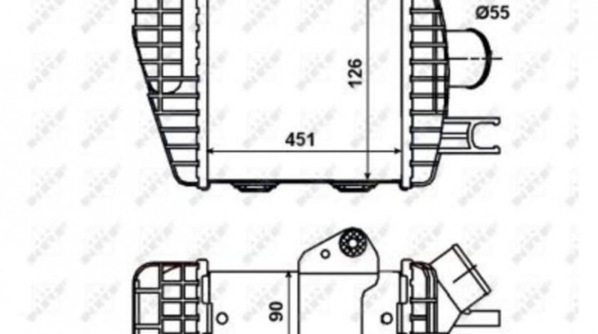 Radiator intercooler Hyundai TUCSON (JM) 2004-2010 #2 2827127250