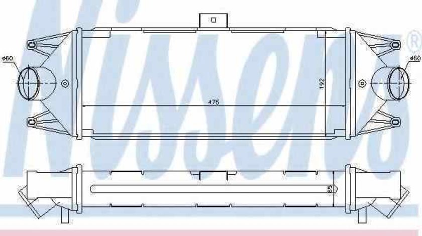 Radiator intercooler IVECO DAILY III caroserie inchisa/combi NISSENS 96727