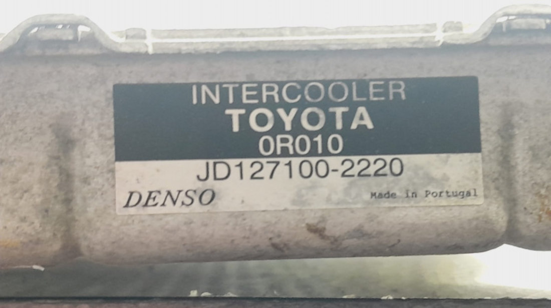 Radiator intercooler jd127100-2220 2.0 D 1AD-FTV Toyota Avensis 2 T25 [2002 - 2006]