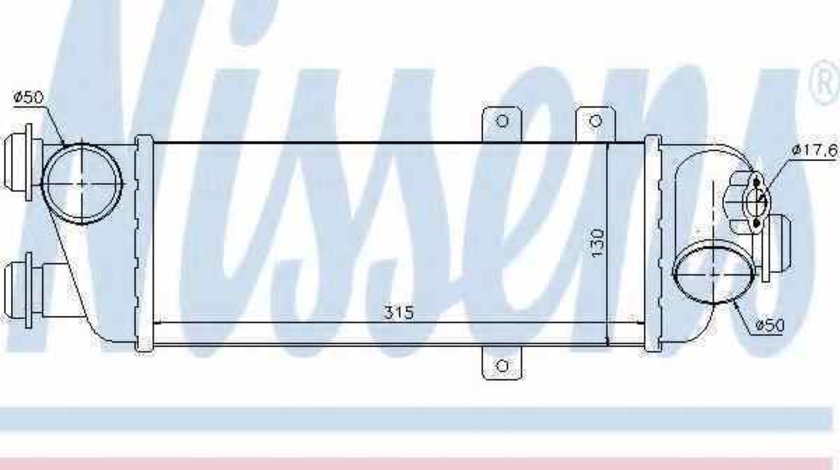 Radiator intercooler KIA CEE'D hatchback ED Producator NISSENS 96562