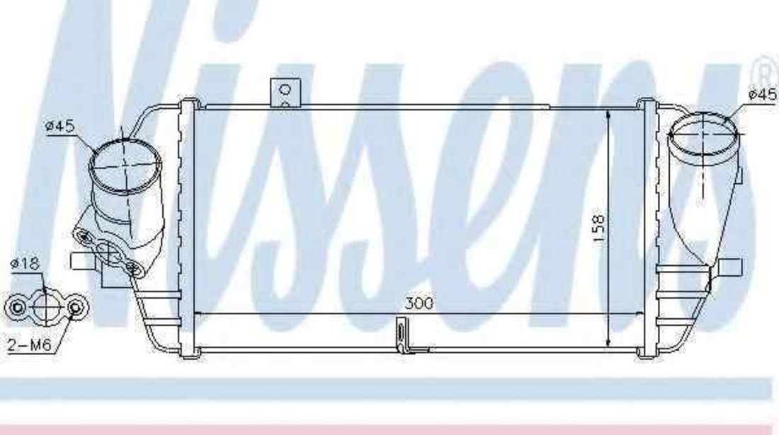 Radiator intercooler KIA CEE'D NISSENS 96539