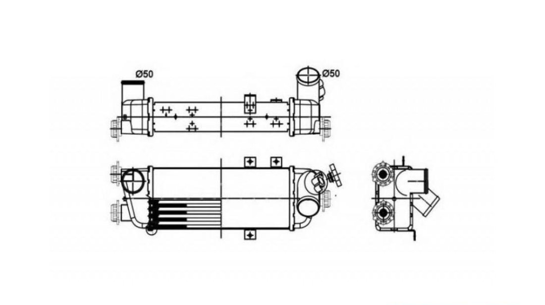Radiator intercooler Kia CEE D SW (ED) 2007-2012 #3 282702A610