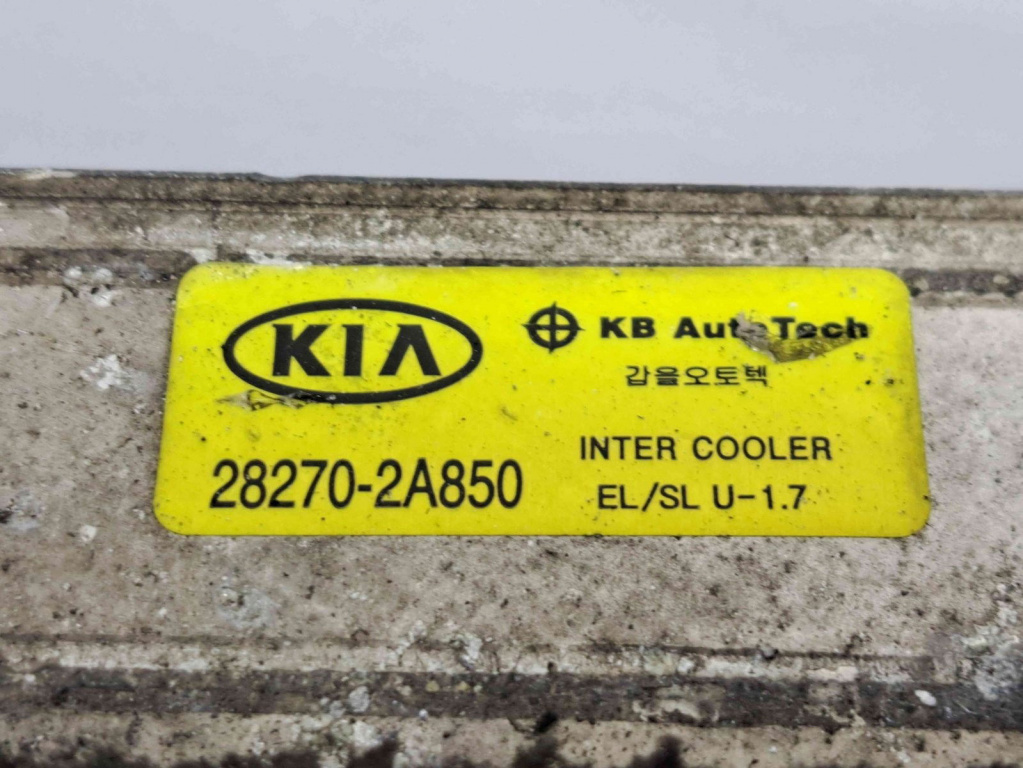 Radiator intercooler Kia Sportage III [Fabr 2010-2016] 28270-2A850 1.7 CRDI D4FD 1.7 CRDI D4FD 80KW / 109CP
