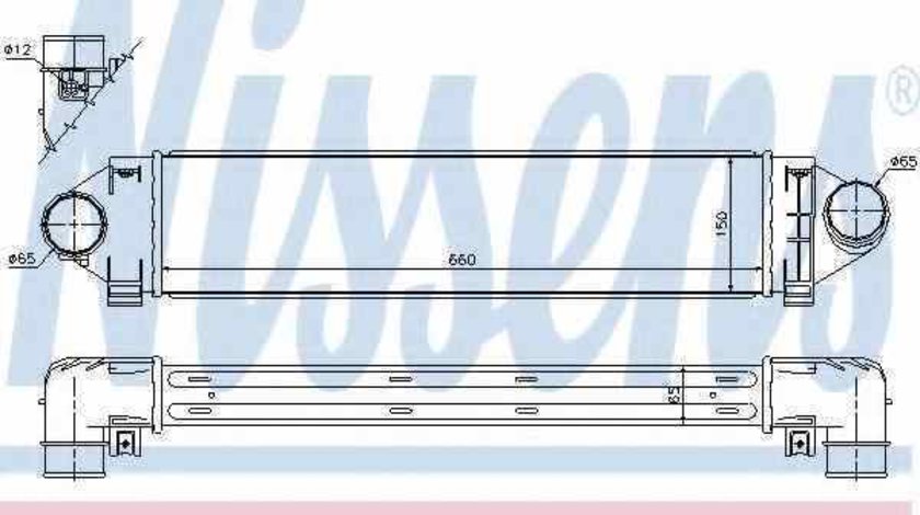 Radiator intercooler LAND ROVER FREELANDER 2 FA Producator NISSENS 96561