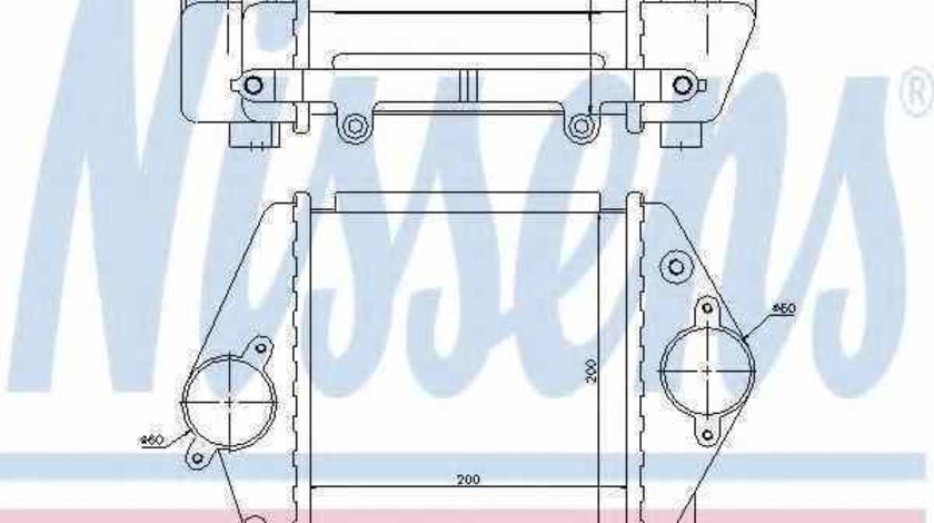 Radiator intercooler MAZDA 6 GG NISSENS 96570