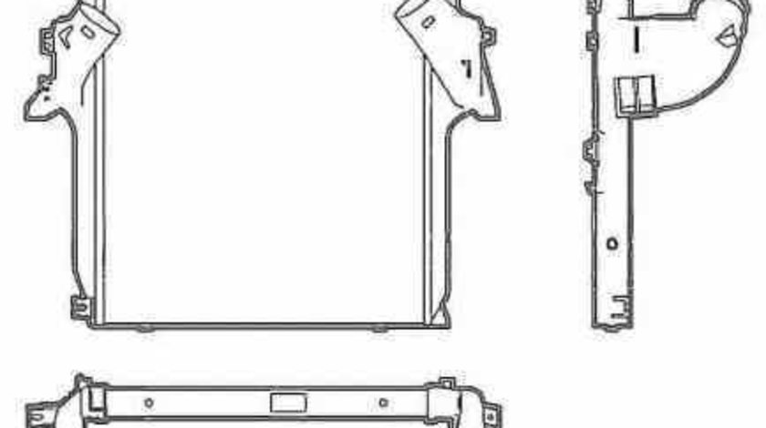 Radiator intercooler MERCEDES-BENZ ACTROS MP2 / MP3 NRF 30021