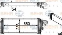 Radiator intercooler MERCEDES-BENZ M-CLASS W164 HE...