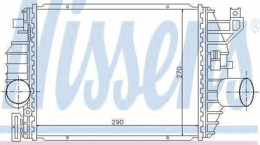 Radiator intercooler MERCEDES-BENZ VITO bus 638 NISSENS 96894