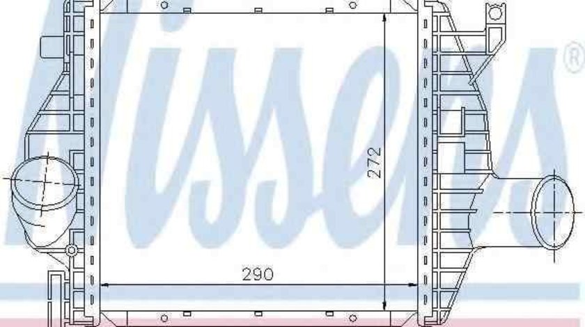 Radiator intercooler MERCEDES-BENZ VITO caroserie (638) NISSENS 96843