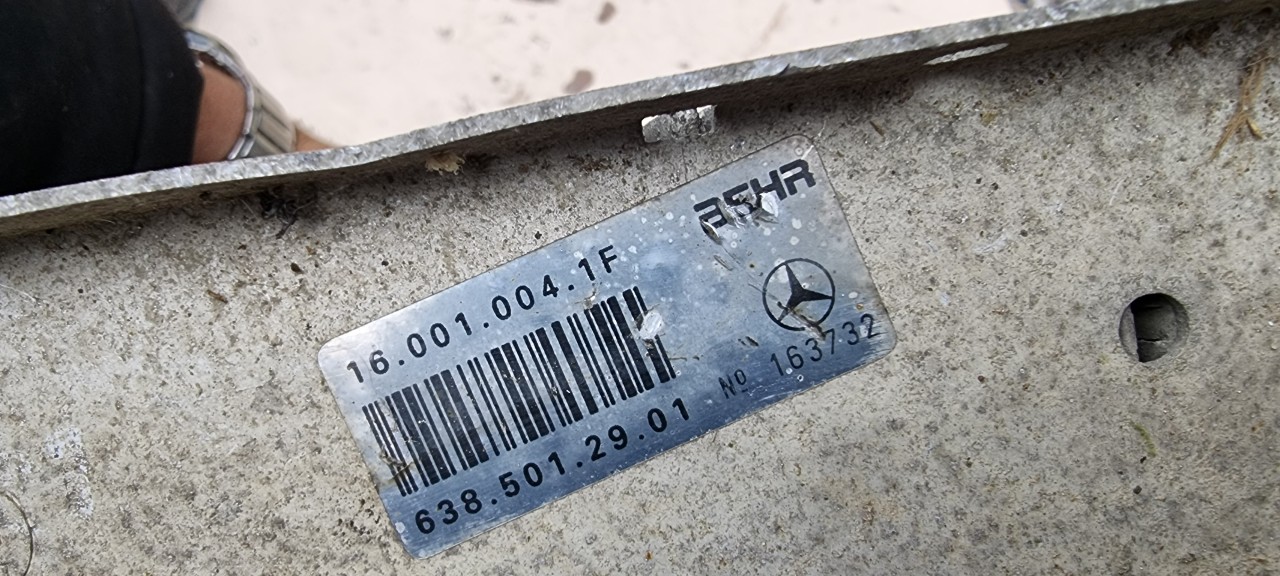 Radiator intercooler Mercedes Vito W638 2.2 108CDI 2000 2001 2002 2003