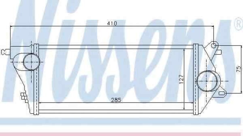 Radiator intercooler MINI MINI (R50, R53) NISSENS 96776