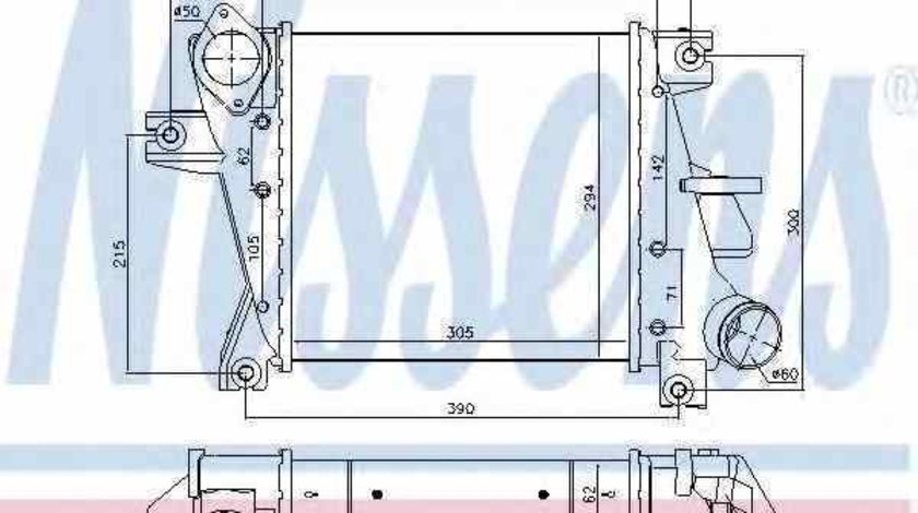 Radiator intercooler NISSAN X-TRAIL T30 NISSENS 96407