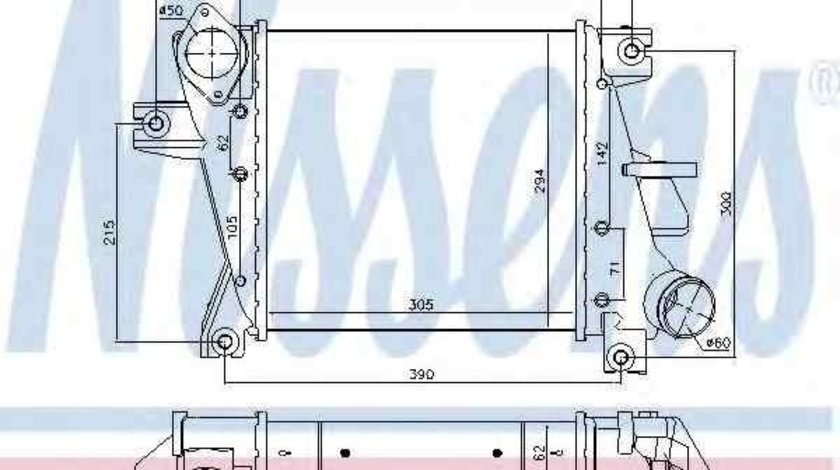 Radiator intercooler NISSAN X-TRAIL (T30) NISSENS 96407