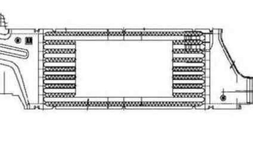 Radiator intercooler OPEL COMBO caroserie inchisa/combi NRF 30429