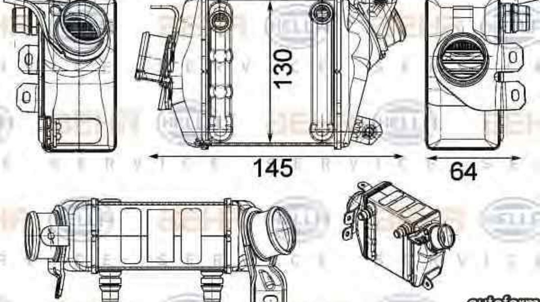 Radiator intercooler OPEL INSIGNIA combi HELLA 8ML 376 910-191