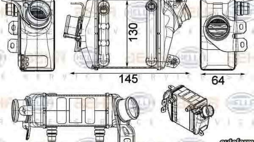 Radiator intercooler OPEL INSIGNIA combi HELLA 8ML 376 910-191