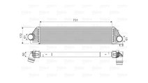 Radiator intercooler Opel MOVANO B platou / sasiu ...