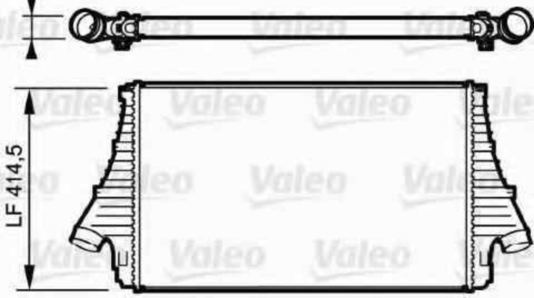 Radiator intercooler OPEL VECTRA C combi VALEO 818722