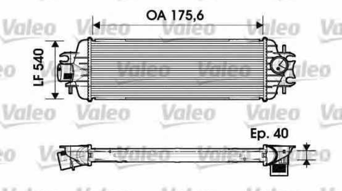 Radiator intercooler OPEL VIVARO caroserie F7 VALEO 817636