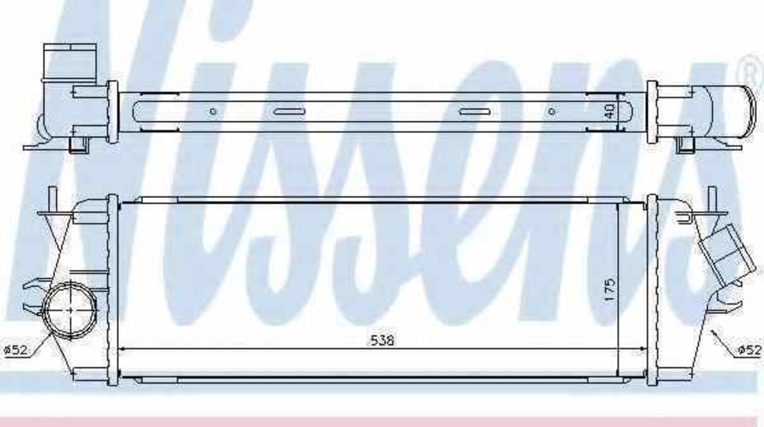 Radiator intercooler OPEL VIVARO caroserie F7 NISSENS 96583