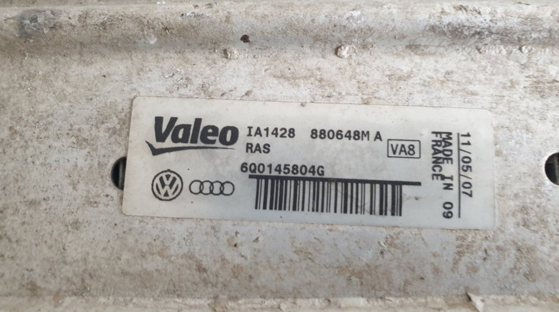 Radiator intercooler original Valeo SKODA Fabia II 1.4 TDI 80 cai cod piesa : 6Q0145804G